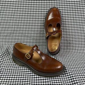 Dr Martens Women's Made in England Classics Talliah T Bar Leather Mary Jane